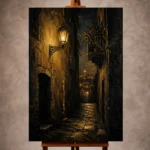 Black & Gold Wall Art wall art print for elegant interiors