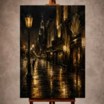 Black & Gold Wall Art wall art print for elegant interiors