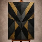 Black & Gold Wall Art wall art print for elegant interiors