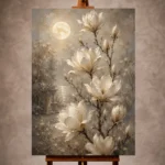 Magnolia Wall Art wall art print for elegant interiors