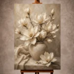 Magnolia Wall Art wall art print for elegant interiors
