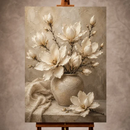 Magnolia Wall Art wall art print for elegant interiors