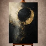 Black & Gold Wall Art wall art print for elegant interiors