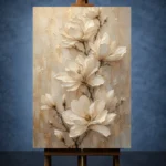 Ivory Magnolia Magnolia Wall Art Canvas Print - Image 2