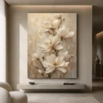 Ivory Magnolia Magnolia Wall Art Canvas Print - Image 4