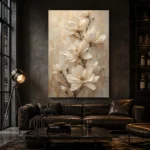 Ivory Magnolia Magnolia Wall Art Canvas Print - Image 5