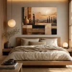Soft Ochre & Clay African Inspired Wall Art Canvas Print - Image 9