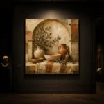 Sand & Terracotta Archway Mediterranean Ethnic Wall Art Canvas Print - Image 7