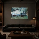 Premium Wall Art Yatay Html Edition – FAMOUS2407002 shown in Room 3