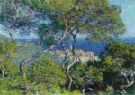 Bordighera by Claude Monet, a living room wall art print for refined interiors