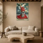 Premium Wall Art Dikey  Html Edition – FAMOUS2407006 shown in Room 4