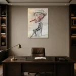Premium Wall Art Dikey  Html Edition – FAMOUS2407008 shown in Room 2