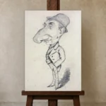 Premium Wall Art Dikey  Html Edition – FAMOUS2407009 shown in Studio Easel