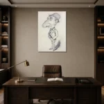 Premium Wall Art Dikey  Html Edition – FAMOUS2407009 shown in Room 2