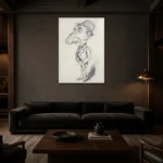 Premium Wall Art Dikey  Html Edition – FAMOUS2407009 shown in Room 3