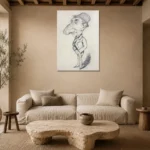 Premium Wall Art Dikey  Html Edition – FAMOUS2407009 shown in Room 4
