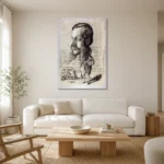 Premium Wall Art Dikey  Html Edition – FAMOUS2407010 shown in Room 1