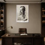 Premium Wall Art Dikey  Html Edition – FAMOUS2407010 shown in Room 2