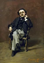 Dr. Leclenché by Claude Monet, a living room wall art print for refined interiors