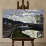 Premium Wall Art Yatay Html Edition – FAMOUS2407020 shown in Studio Easel