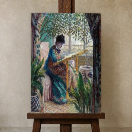 Premium Wall Art Dikey  Html Edition – FAMOUS2407022 shown in Studio Easel