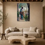 Premium Wall Art Dikey  Html Edition – FAMOUS2407022 shown in Room 4