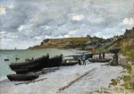 Sainte-Adresse by Claude Monet, a living room wall art print for refined interiors