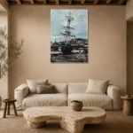 Premium Wall Art Dikey  Html Edition – FAMOUS2407033 shown in Room 4