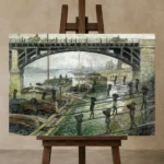 Premium Wall Art Yatay Html Edition – FAMOUS2407034 shown in Studio Easel