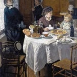 The Luncheon by Claude Monet, a dining room wall art print for refined interiors