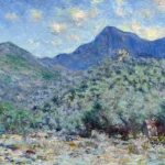 Valle Buona, Near Bordighera by Claude Monet, a living room wall art print for refined interiors
