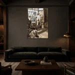 Premium Wall Art Dikey  Html Edition – FAMOUS2407041 shown in Room 3