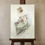 Premium Wall Art Dikey  Html Edition – FAMOUS2407042 shown in Studio Easel
