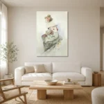 Premium Wall Art Dikey  Html Edition – FAMOUS2407042 shown in Room 1