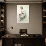 Premium Wall Art Dikey  Html Edition – FAMOUS2407042 shown in Room 2