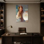 Premium Wall Art Dikey  Html Edition – FAMOUS2407043 shown in Room 2