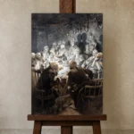 Premium Wall Art Dikey  Html Edition – FAMOUS2407044 shown in Studio Easel
