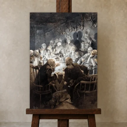 Premium Wall Art Dikey  Html Edition – FAMOUS2407044 shown in Studio Easel