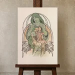 Premium Wall Art Dikey  Html Edition – FAMOUS2407045 shown in Studio Easel