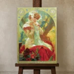 Premium Wall Art Dikey  Html Edition – FAMOUS2407049 shown in Studio Easel