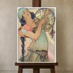 Premium Wall Art Dikey  Html Edition – FAMOUS2407053 shown in Studio Easel
