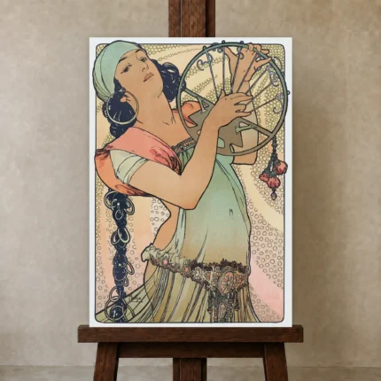 Premium Wall Art Dikey  Html Edition – FAMOUS2407053 shown in Studio Easel