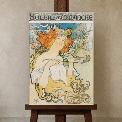Premium Wall Art Dikey  Html Edition – FAMOUS2407054 shown in Studio Easel