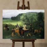 Premium Wall Art Yatay Html Edition – FAMOUS2407062 shown in Studio Easel