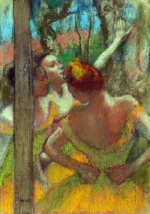 Dancers by Edgar Degas, a living room wall art print for refined interiors