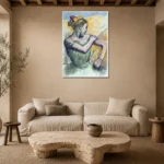 Premium Wall Art Dikey  Html Edition – FAMOUS2407071 shown in Room 4