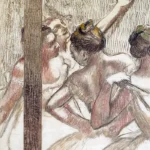 Danseuses by Edgar Degas, a living room wall art print for refined interiors
