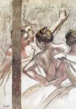Danseuses by Edgar Degas, a living room wall art print for refined interiors