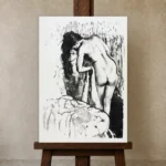 Premium Wall Art Dikey  Html Edition – FAMOUS2407078 shown in Studio Easel