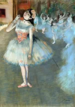 The Star by Edgar Degas, a living room wall art print for refined interiors